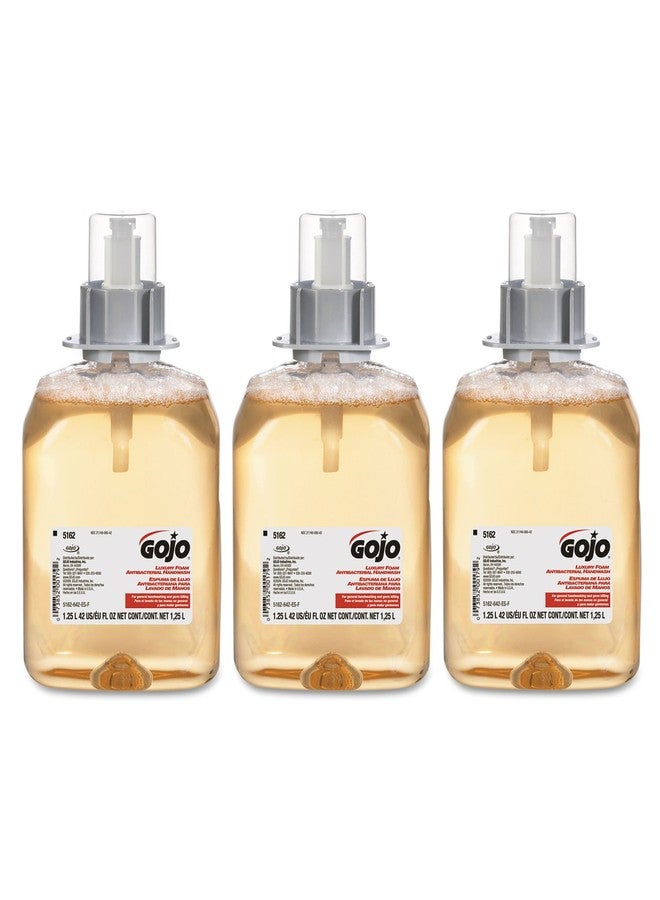 GOJO 5162-03 X Luxury Foam Antibacterial Soap Refill, 1250 mL Refill for GOJO® FMX-12™ Dispenser - Image 4